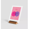 Carte postale avec enveloppe - Love Emojis