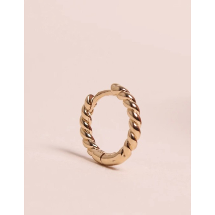 Boucle d'oreille à la pièce - Tresse