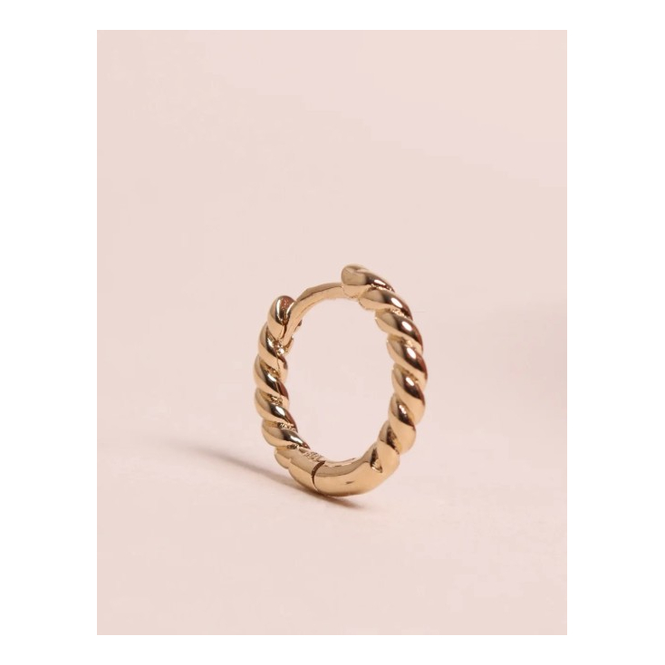 Boucle d'oreille à la pièce - Tresse