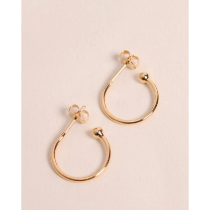 Boucle d'oreille à la pièce - Mini créole - Basique