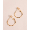 Boucle d'oreille à la pièce - Mini créole - Basique