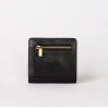 Alex Fold-Over Wallet - Black Classic Leather