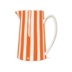 Pichet rayé - orange
