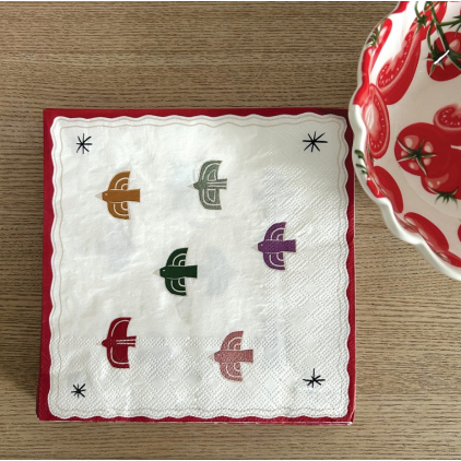 Serviettes en papier - oiseaux - pack de 20 - 017799