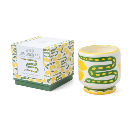 Bougie en céramique - A dopo - Snake - 226g - Wild Lemongrass