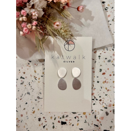 Boucles d'oreilles - argent - 2 piecettes gallets