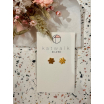 Boucles d'oreilles - or - flocons