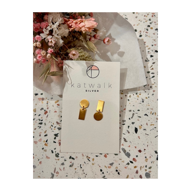 Boucles d'oreilles 4 bulles plates - argent