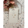 Boucles d'oreilles trio - or - papillons