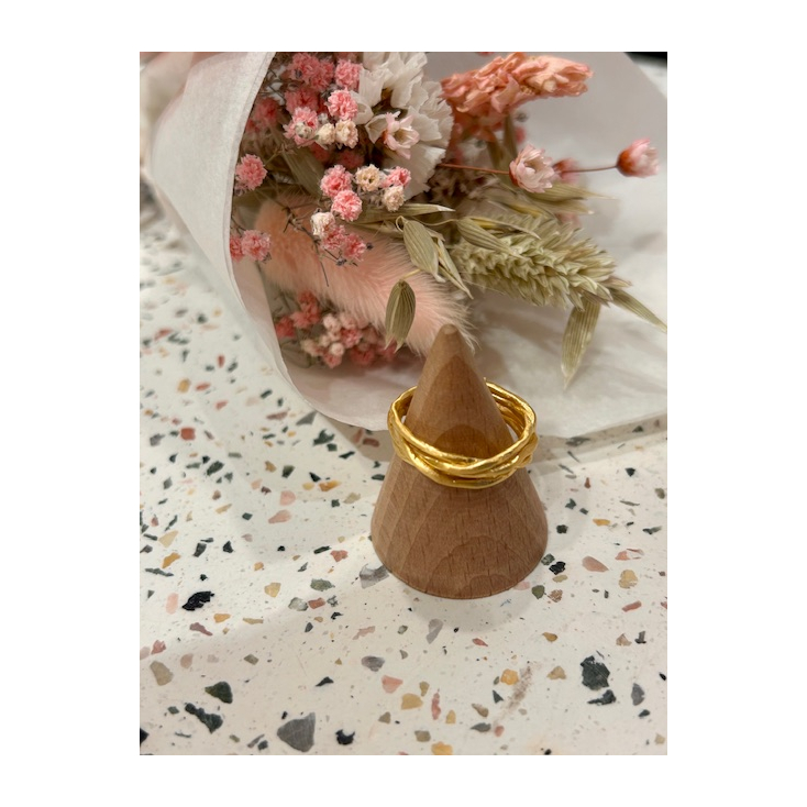 Bague - or - entrelas - taille 56