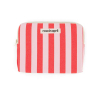 Pochette iPad Anouk - Rayures - Tomato / candy pink