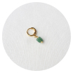 Boucle d'oreille à la pièce - Aventurine