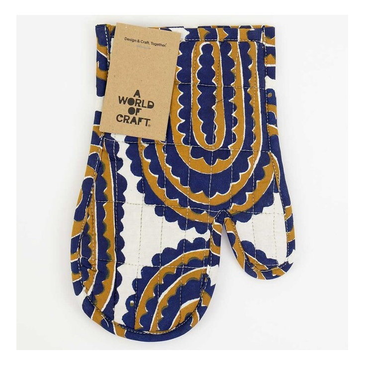 Manique - Gant - Gear - dark blue/mustard