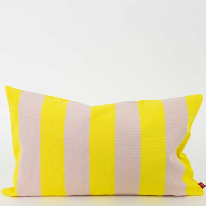 Housse de coussin Carla - 30x50cm - yellow/light pink