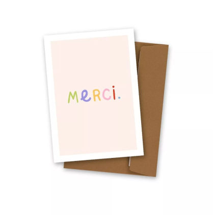 Carte postale - Merci