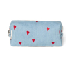 Pouch - Denim Hearts