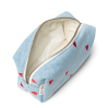 Pouch - Denim Hearts