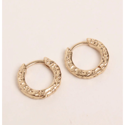 Boucle d'oreille à la pièce - Mini créole - Jemma