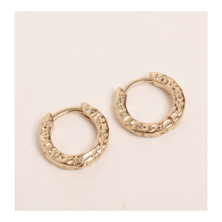 Boucle d'oreille à la pièce - Mini créole - Jemma