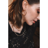 Boucle d'oreille à la pièce - Mini créole - Jemma