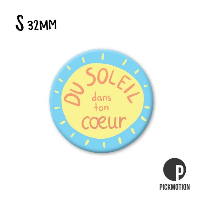 Petit magnet - Du soleil dans ton coeur - MSQ0490FR