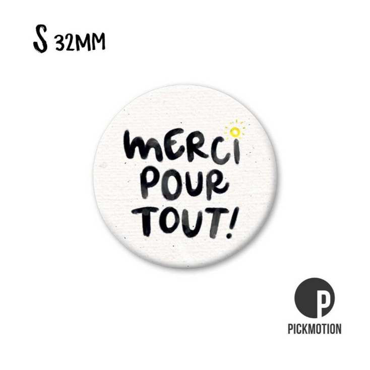 Petit magnet - merci pour tout - MS0637FR