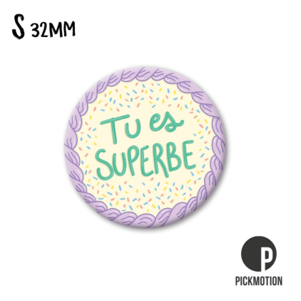 Petit magnet - Tu es superbe - MSQ0455FR