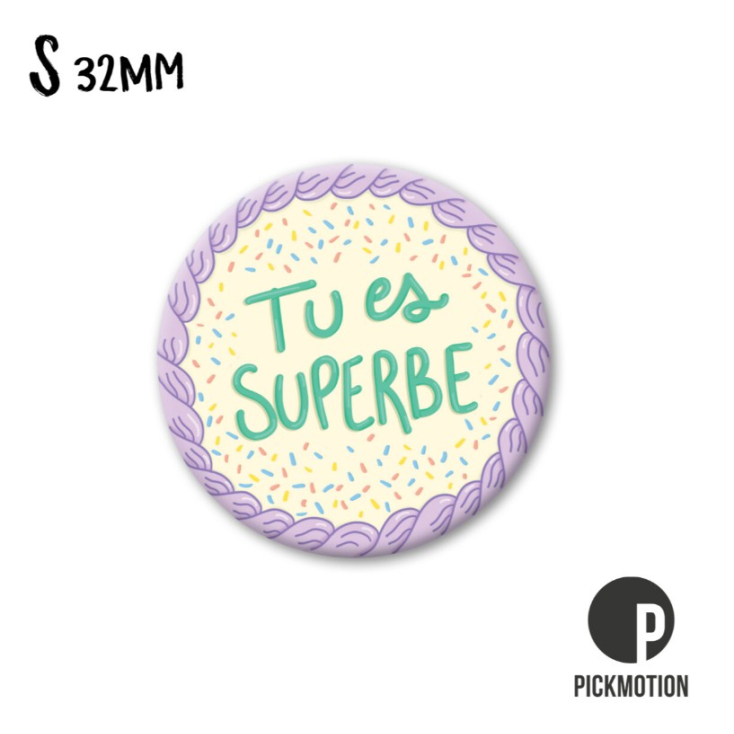 Petit magnet - Tu es superbe - MSQ0455FR