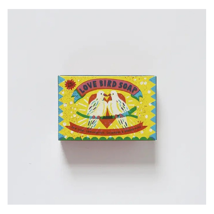 Savon - Love bird - arbre à thé, citronnelle, lavande & menthe poivrée