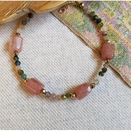 Bracelet - Esha - agate indienne