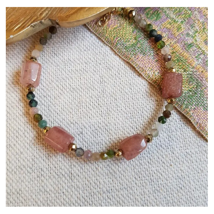Bracelet - Esha - agate indienne