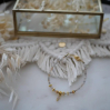 Bracelet - Bhadra - pierre de lune orange