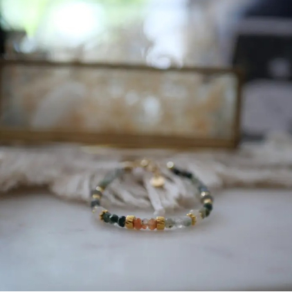 Bracelet - Dhanyata - pierre de lune