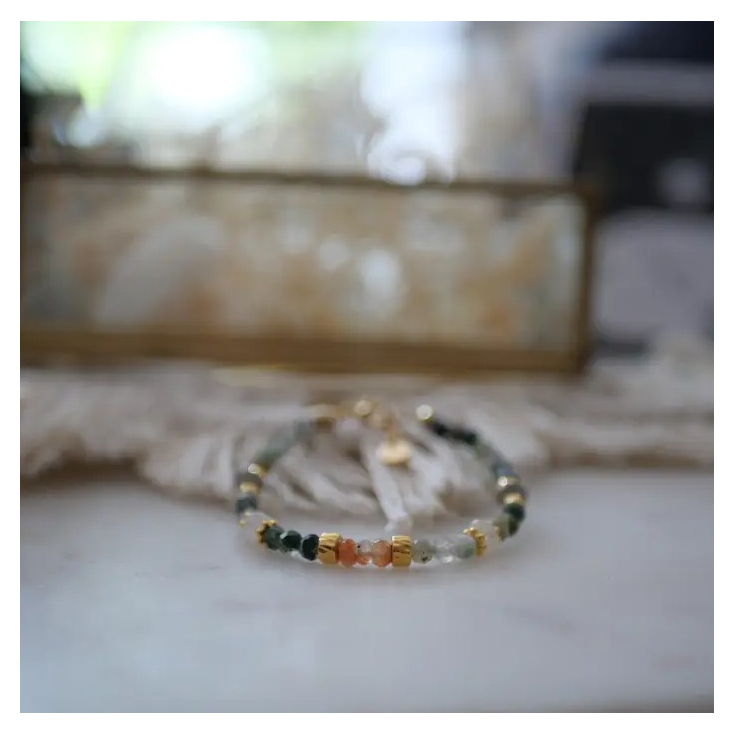 Bracelet - Dhanyata - pierre de lune