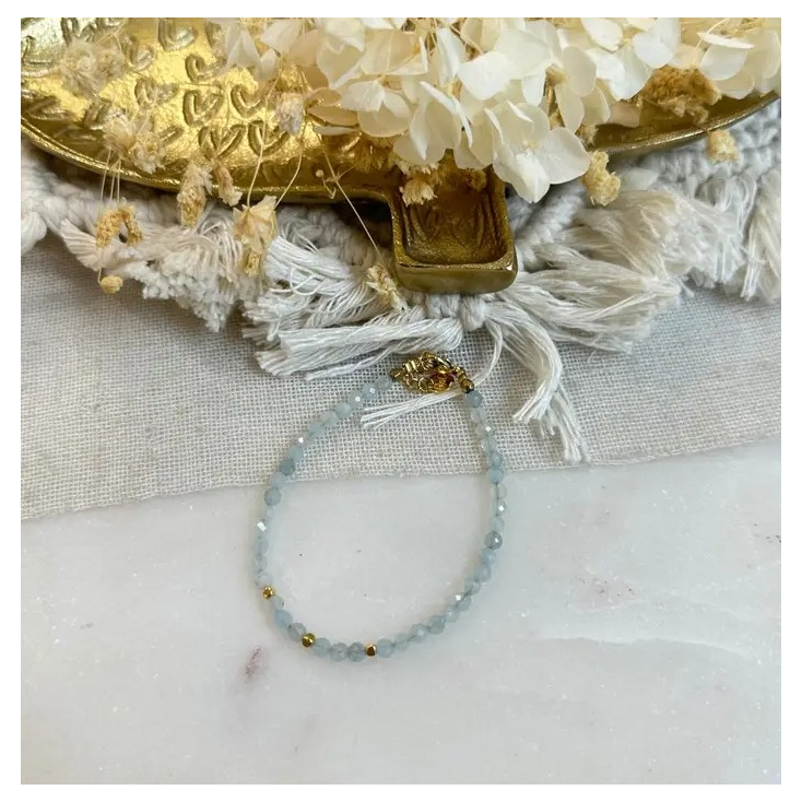 Bracelet - Elsy - aigue-marine