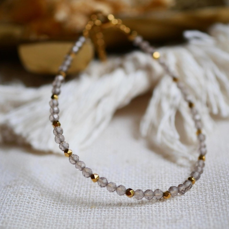 Bracelet - Joe - quartz fumé