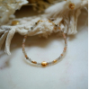 Bracelet - Vic - pierre de lune orange