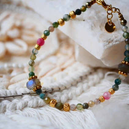 Bracelet - Tatva -  agate indienne