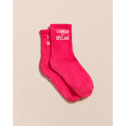 Chaussettes - L'amour est déclaré - 36/40 - rose