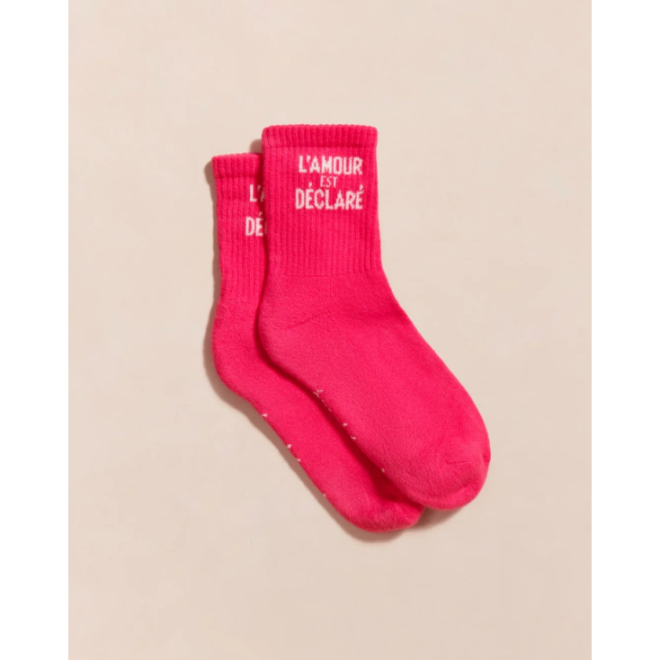 Chaussettes - L'amour est déclaré - 36/40 - rose