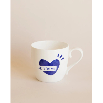 Mug - Je t'aime - bleu