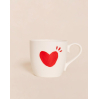 Mug - Coeur solaire - rouge