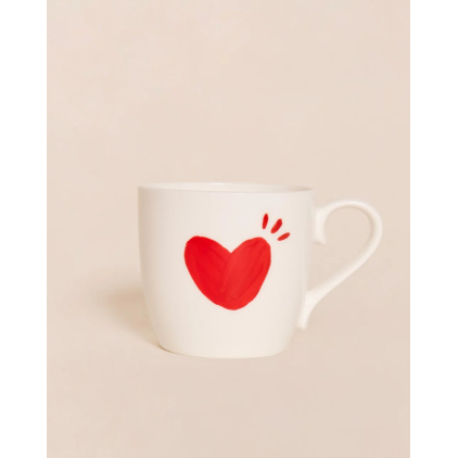 Mug - Coeur solaire - rouge