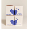 Bougie tasse - La vie est belle avec toi - bleu