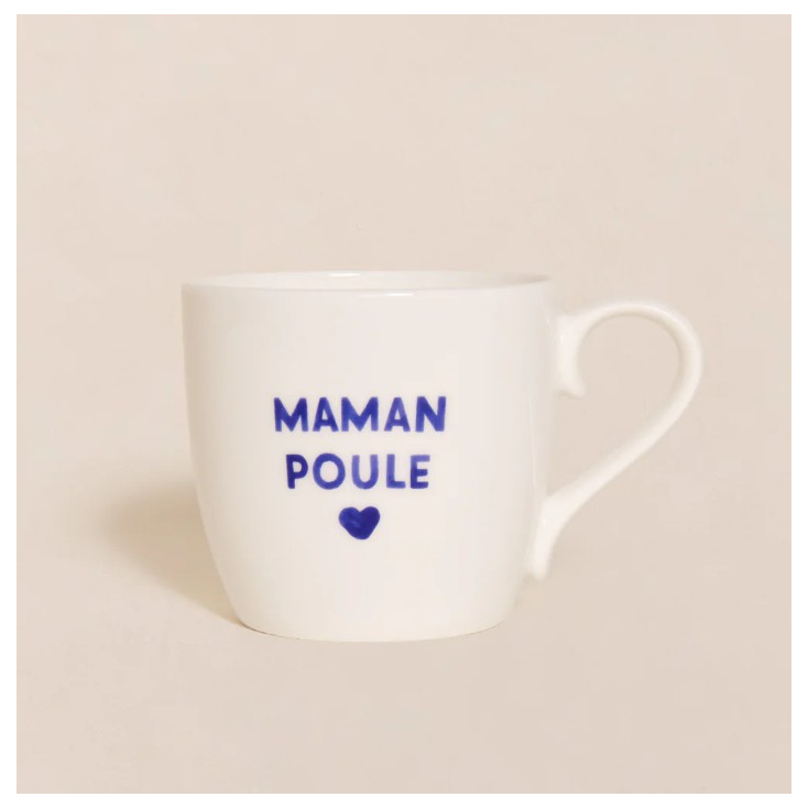 Mug - Maman poule - bleu