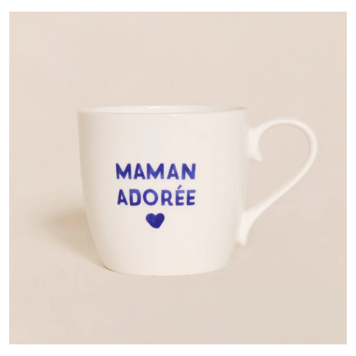 Mug - Maman adorée - bleu