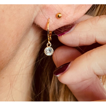 Monoboucle - Etoile et strass + chainette