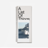 Carnet - A list of things - édition II