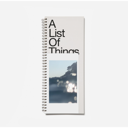 Carnet - A list of things - édition II