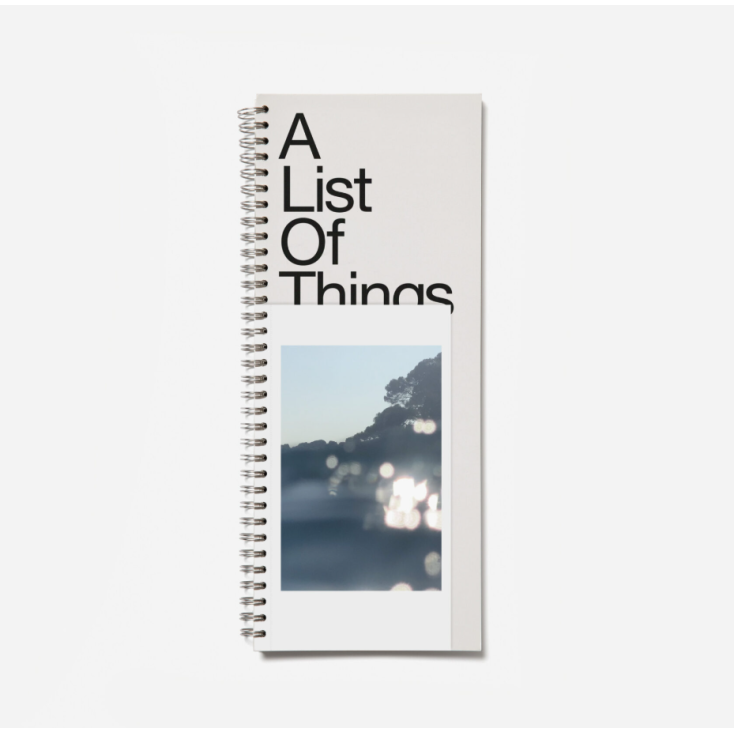 Carnet - A list of things - édition II